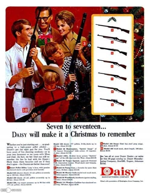 As piores propagandas de Natal de todos os tempos - Rifles Daisy