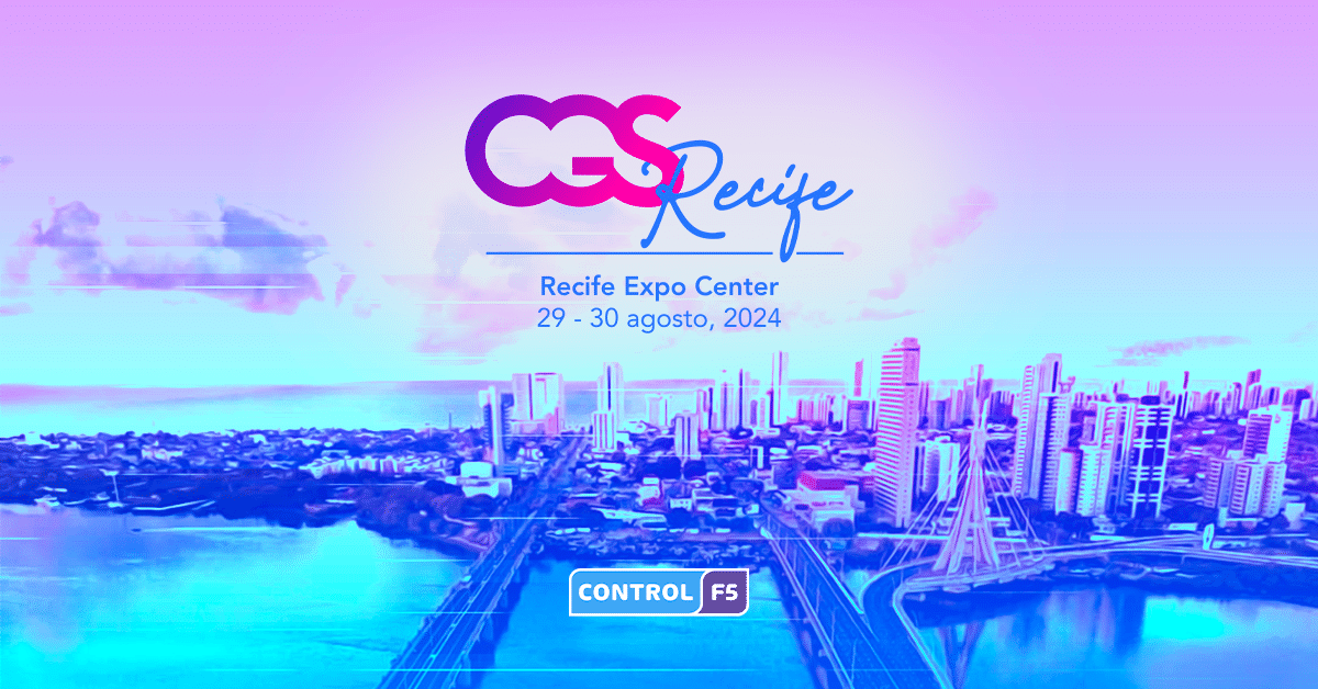 CGS Recife 2024: Control F5 será superhost