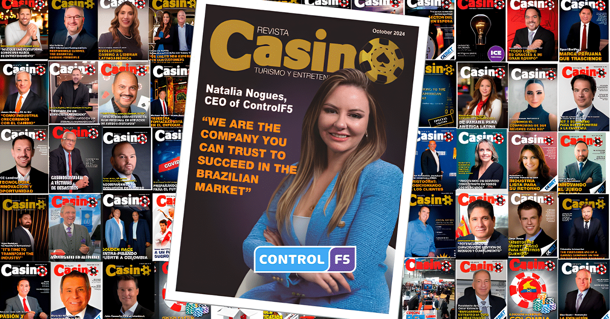 Natalia Nogues é capa da Revista Casino